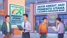 Ilustrasi skor kredi jadi penentu utama lolos tidaknya pinjaman bank