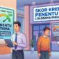 Ilustrasi skor kredi jadi penentu utama lolos tidaknya pinjaman bank