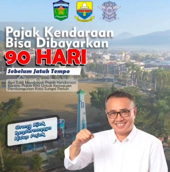 Walikota Sungai Penuh, Alfin ajak masyarakat sungai penuh bayar pajak kendaraan lebih awal