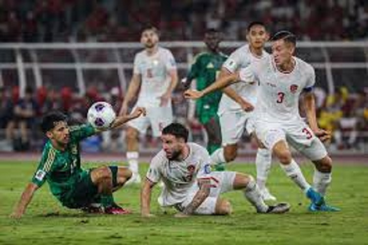 Timnas Indonesia saat menjalani laga