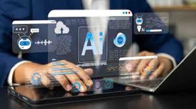 Ilustrasi Teknologi AI bantu produktivitas kerja