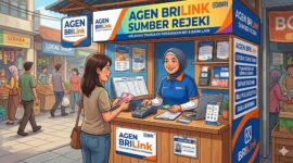 Admin dan simulasi keuntungan usaha BRIlink