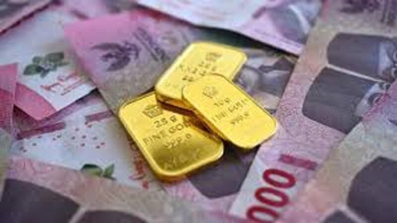 Ilustrasi investasi emas digital