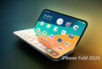 Tampilan iPhone Fold 2026