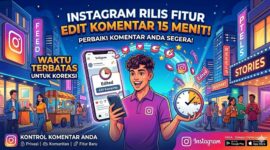 Instagram kini bisa edit komentar