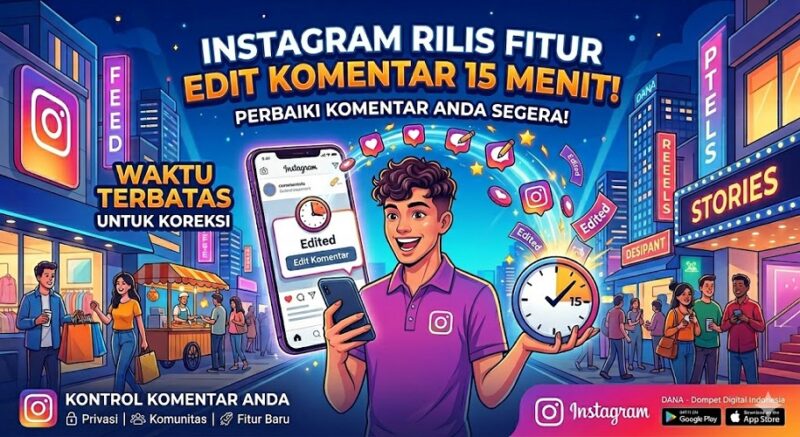 Instagram kini bisa edit komentar