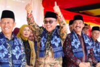 Wako Sungai Penuh, Alfin  saat menghadiri Kenduri Sko Koto Baru