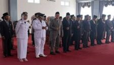 Suasana pelantikan pejabat esenon III dan IV Pemkab Kerinci
