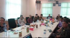 Bupati Merangin, M Syukur saat memimpin Entry Meeting Pemkab Merangin bersama BPK