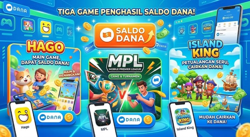 3 Game penghasil saldo dana