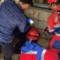 Tampak prosesi evakuasi Ular sanca yang masuk ruang oksigen RS Kambang