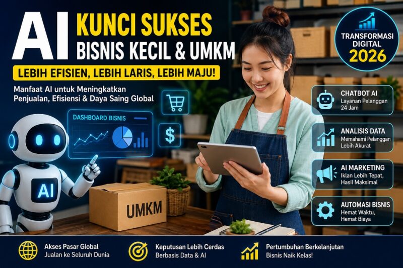 Teknologi AI kunci sukses usaha rumahan, umkm dan bisnis online
