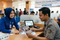 Ilustrasi pinjaman Bank Tanpa Anggunan