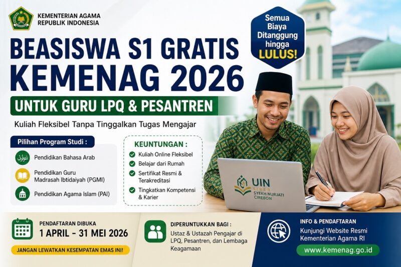 Beasiswa Kemenag bagi Guru LPQ