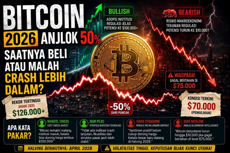 Prediksi harga Bitcoin 2026
