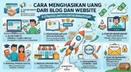 Cara mendapat pendapatan dari Blog dan Website