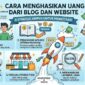 Cara mendapat pendapatan dari Blog dan Website