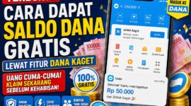 Cara dapat saldo dana gratis melalui fitur dana kaget