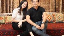 Foto ; Eza Gionino dan istri, Meiza Aulia Coritha