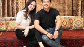 Foto ; Eza Gionino dan istri, Meiza Aulia Coritha