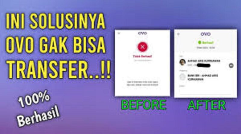 Transfer OVO gagal