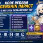 Kode redeem Genshin Impact terbaru