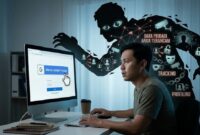 Ilustrasi Bahaya masuk dengan Google di sembarang situs