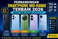 Rekomendasi HP Mid-Range 2026: Kamera Jernih, Gaming Lancar, Harga Bersahabat