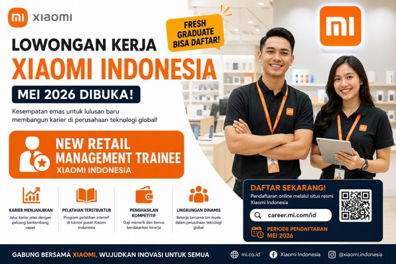Lowongan Kerja Xiaomi Mei 2026