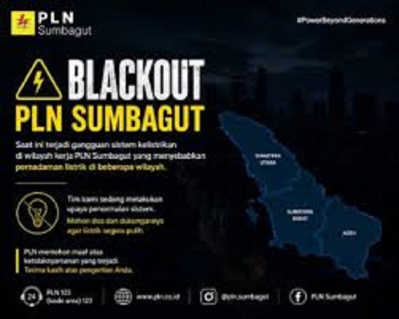 Blackout PLN Sumatera 2026