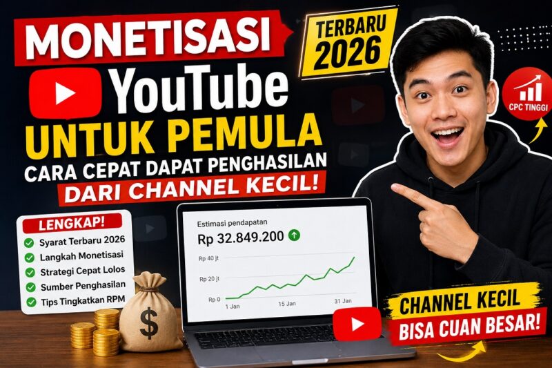 cara monetisasi Youtube