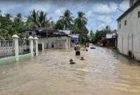 Kondisi banjir di bungo
