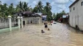 Kondisi banjir di bungo