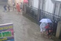 Banjir di Kecamatan Danau Kerinci Barat Kerinci
