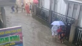 Banjir di Kecamatan Danau Kerinci Barat Kerinci