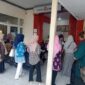 Antrian nasabah yang terjadi di bank jambi bulan lalu