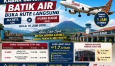 Batik air layani penerbangan Kerinci-muaro bungo-Jakarta