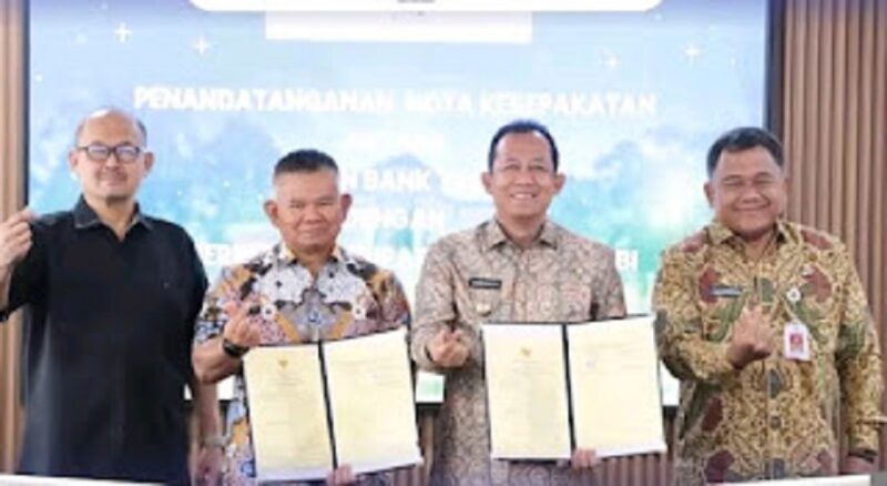 Pemkab Muaro Jambi Teken MoU dengan Badan Bank Tanah
