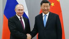 Foto bersama ; Presiden Rusia dan China, Putin dan Xi Jinping. (Sumber/Google)