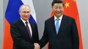 Foto bersama ; Presiden Rusia dan China, Putin dan Xi Jinping. (Sumber/Google)