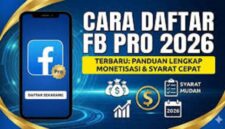 Cara daftar FB Pro