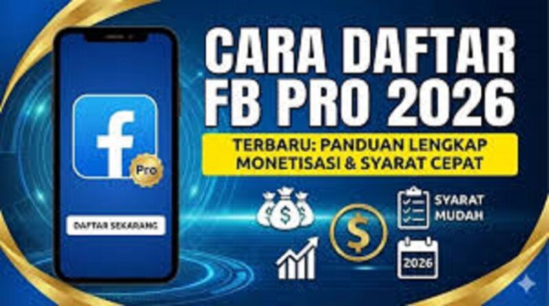Cara daftar FB Pro