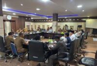 Suasana pertemuan Pemkab Merangin bersama Komisi II Pemkab Merangin bahas pembayaran gaji PPPK Paruh Waktu