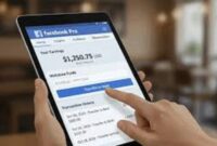 Ilustrasi penghasilan perbulan FB Pro
