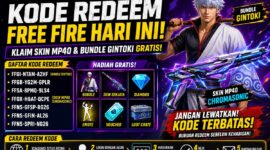 Kode redeem FF hari ini
