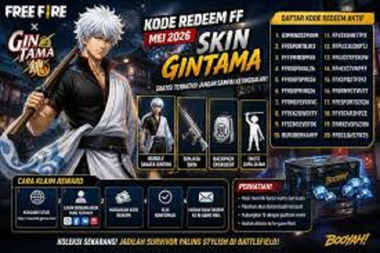 Kode Redeem Free Fire 8 Mei 2026
