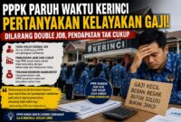 Ilustrasi Curhat PPPK Paruh Waktu kerinci yang kesulitan memenuhi kebutuhan sehari-hari