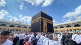 Prosesi pelaksanaan ibadah haji di Mekkah