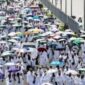 Jemaah haji Indonesia mulai tinggalkan Mina