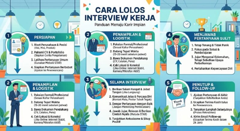 cara lolos interview kerja